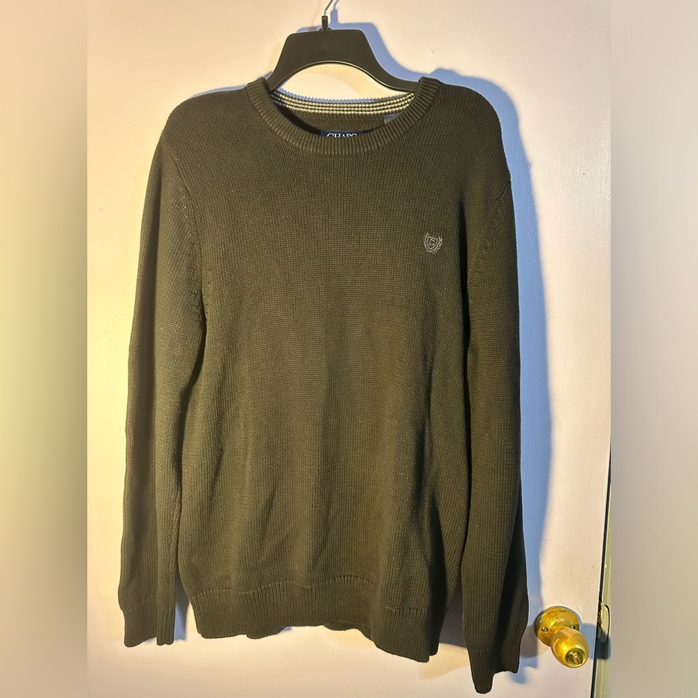Chaps black sweater - size M